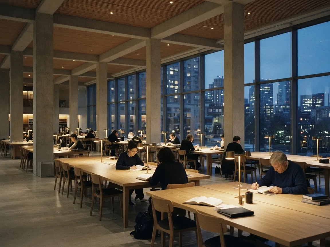 The library reading room